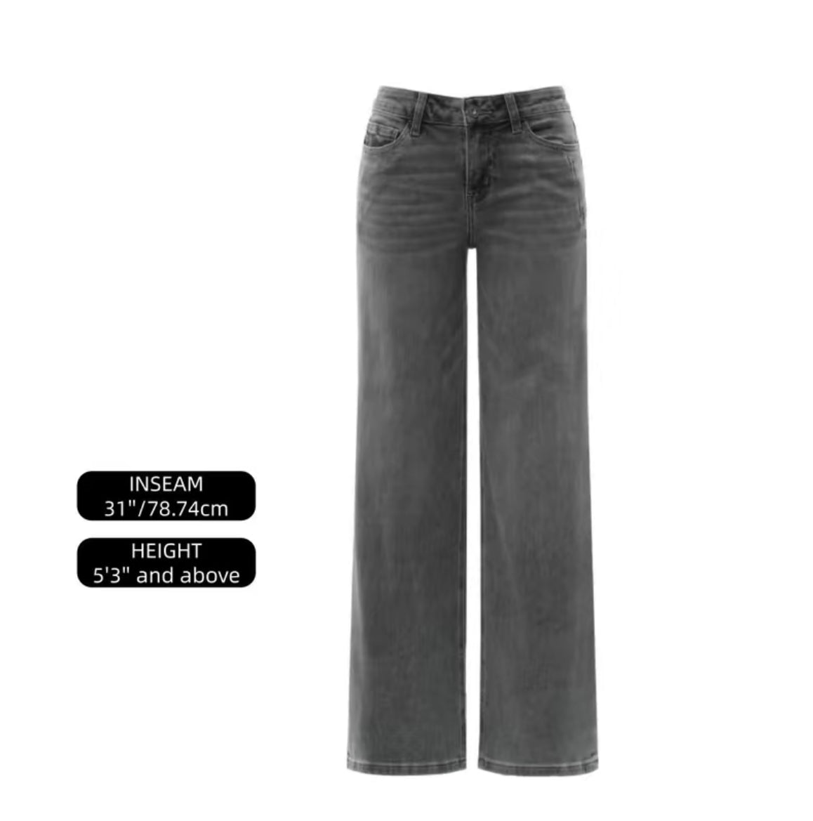Velora Mid-Low Rise Baggy Jeans